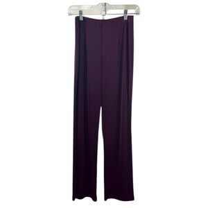 Chico’s Easy Wear 0 Women’s Small Slinky Dress Pants Wine Red Burgundy Stretch